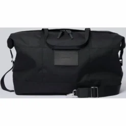 Reisetasche Sandqvist Milton Schwarz Mit Schwarzem Leder -TaschenWelt Verkäufe 5 2413 58a5da50ee milton black sqa1380 02 original