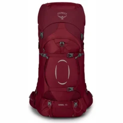 Rucksack Osprey Ariel 55 Claret Red (XS/S) -TaschenWelt Verkäufe 7 web 0395 ariel 55 s21 front claret red